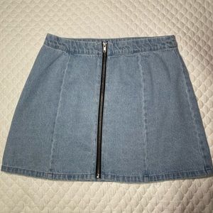 Jean color Skirt